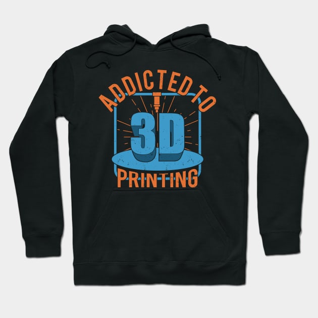 3D Printer Printing Additive Manufacturing Gift Hoodie by Dolde08